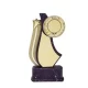Wooden Trophy With Purple Matt Finishing & Golden Star