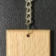 Key-18 Wooden Engraved Keyring