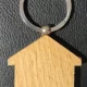 Key-21 Wooden House Keychain