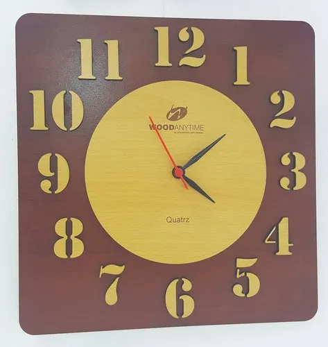 WD-08 Uniqe Wooden Wall Clock