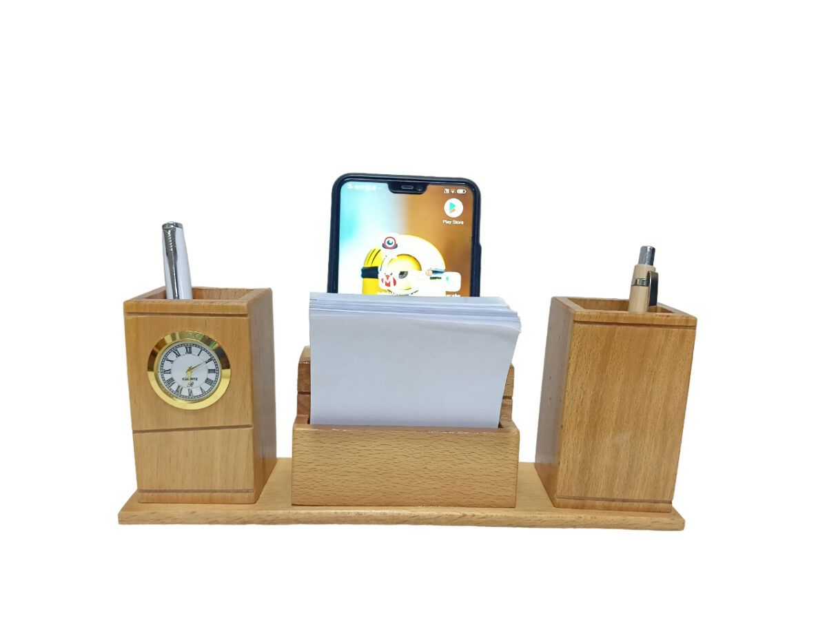 Wooden Pen Stand