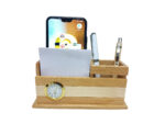 wooden pen stand with name engraved,